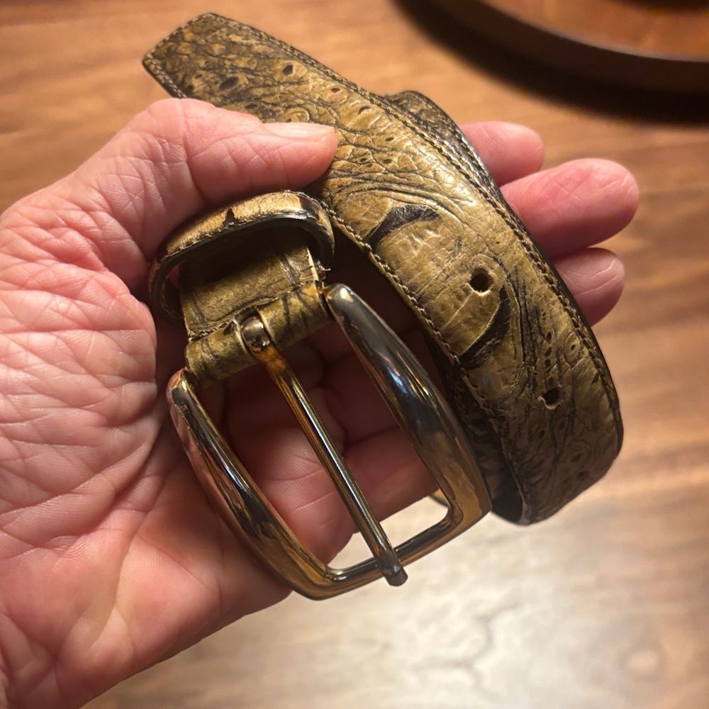 Retta Wolff Tan Leather Belt